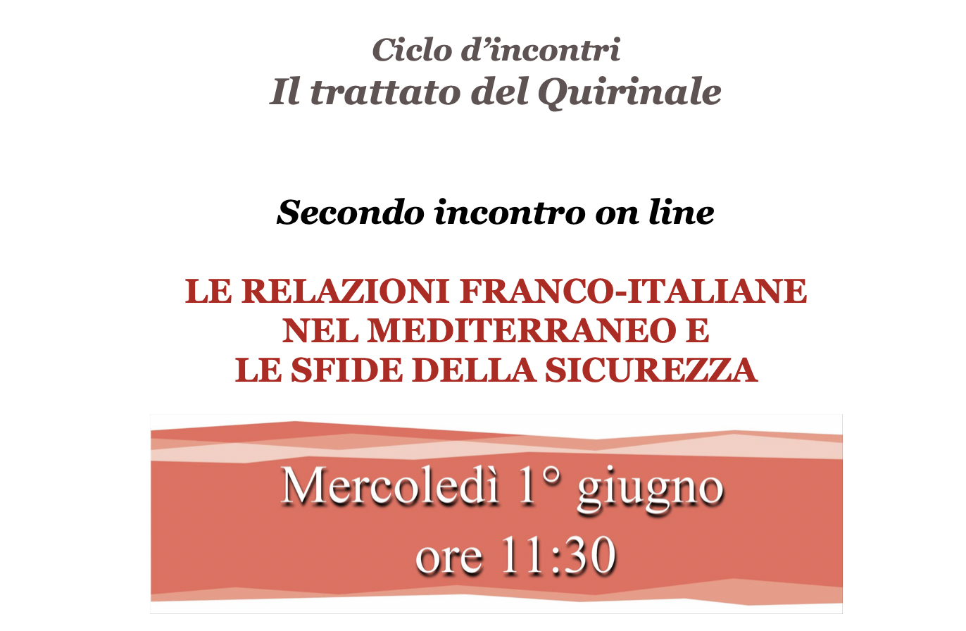 Le relazioni franco-italiane nel Mediterraneo e le sfide della sicurezza